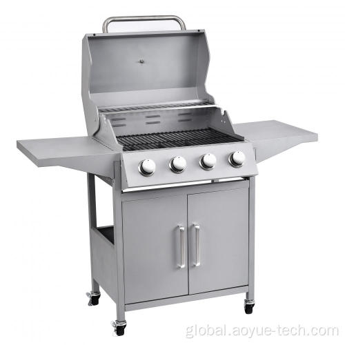 Portable Propane Grill 4 burners barbaque rotisserie gas grill Factory